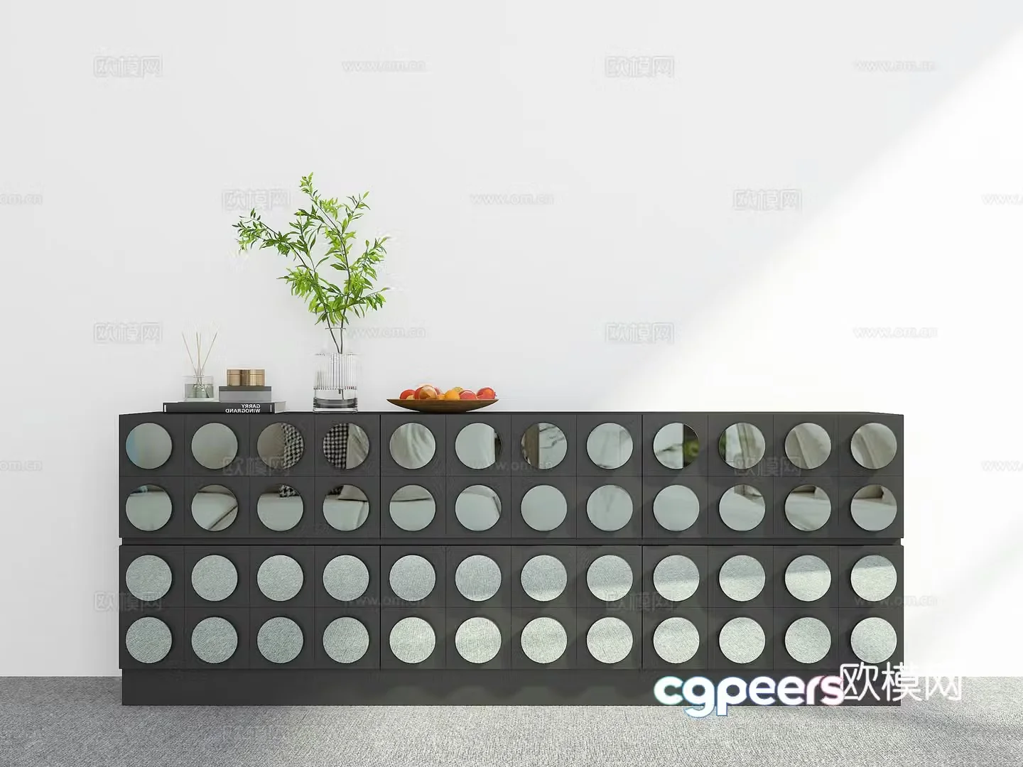 Modern sideboard 3D model