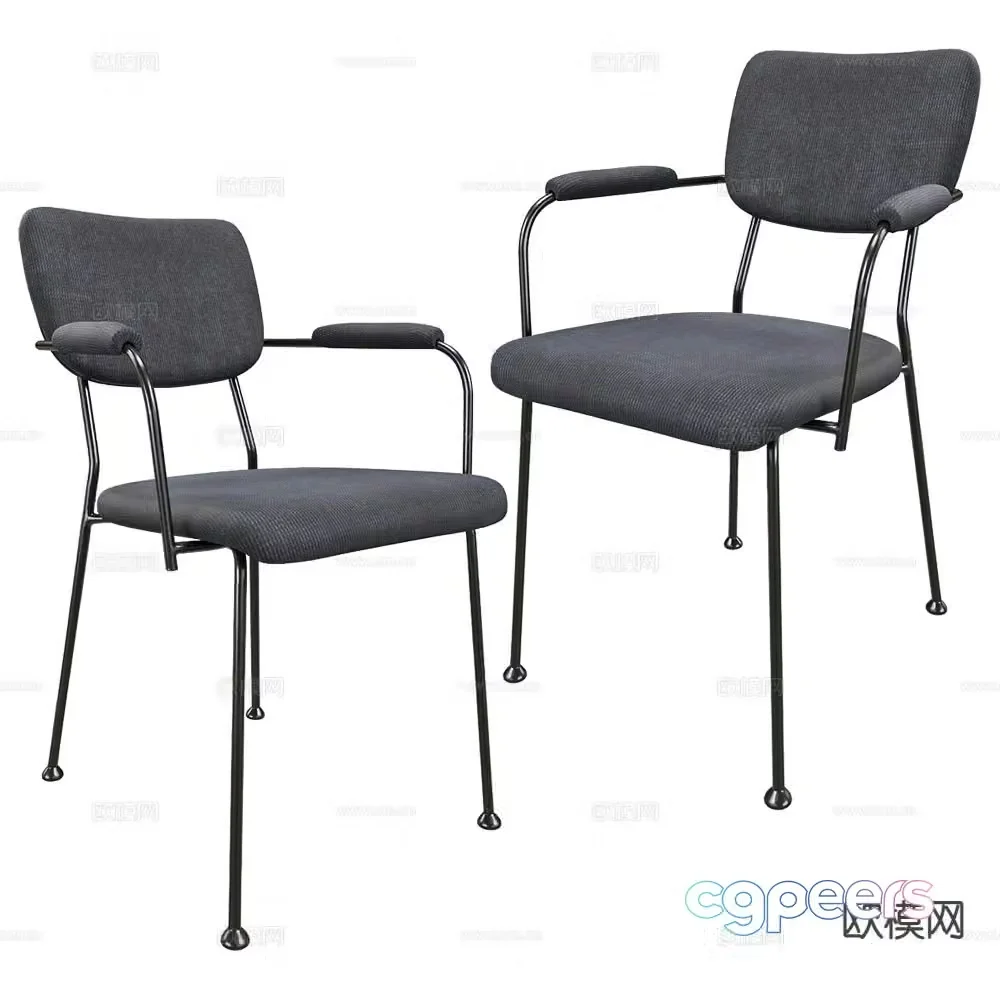 Zuiver Group dining chair single chair 3d model