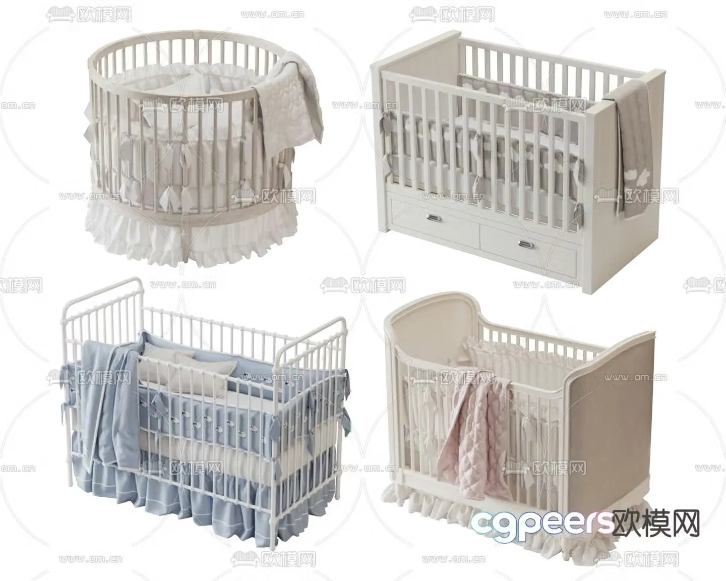 crib 3d model