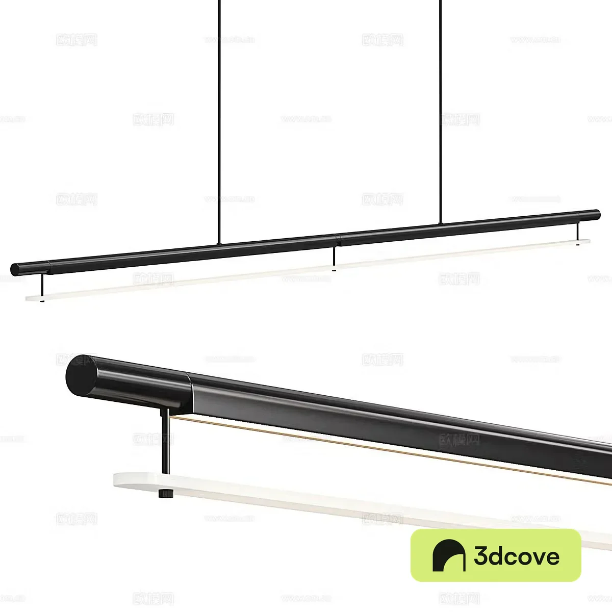 Modern light luxury strip chandeliers