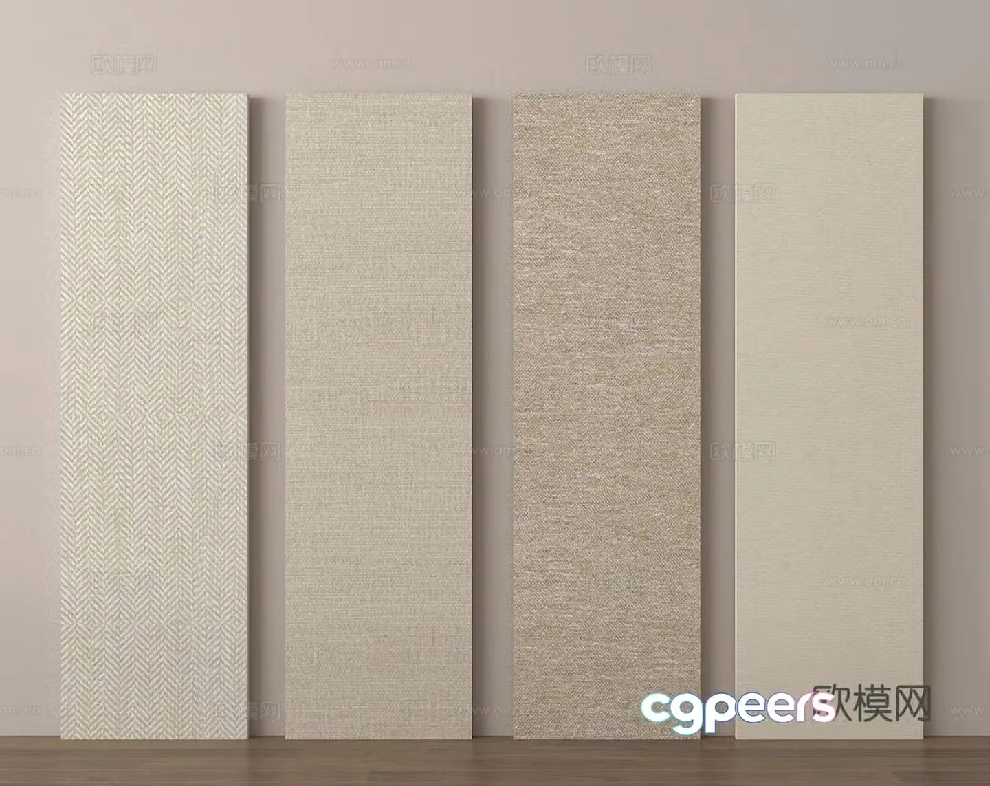 Fabric wall panel fabric wall fabric wall panel veneer panel 3d model