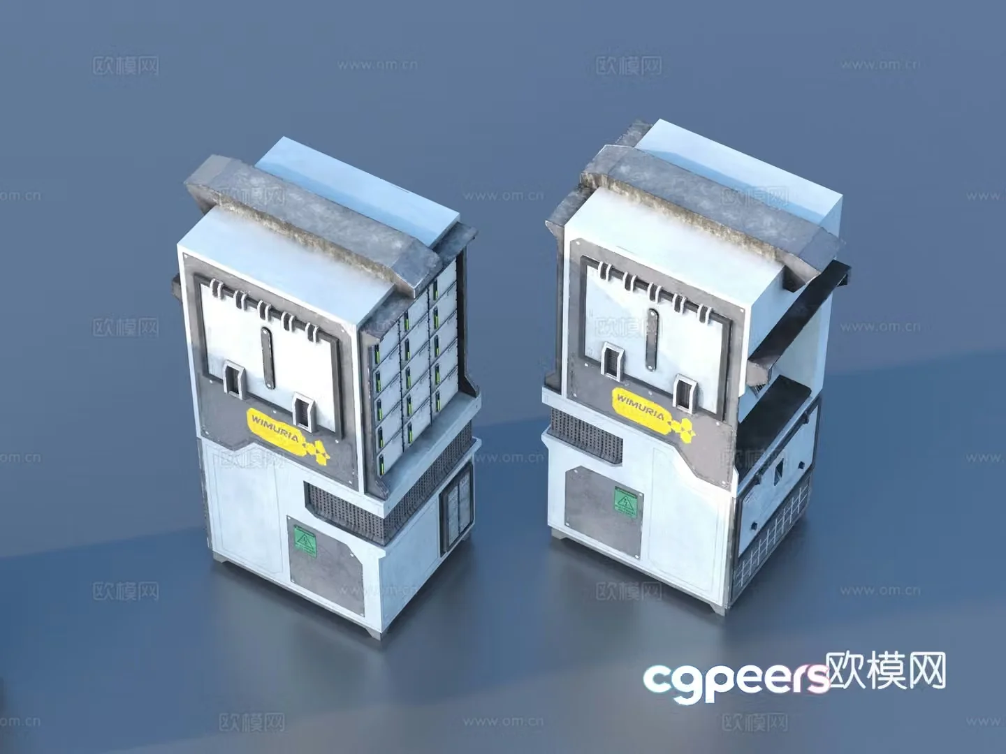 Hardware mechanical parts cabin components 3D model