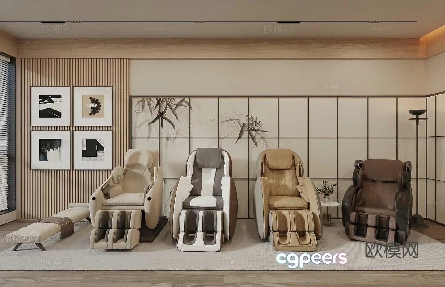 Massage chair First class seat Massage sofa Space capsule seat Leisure chair 3d model