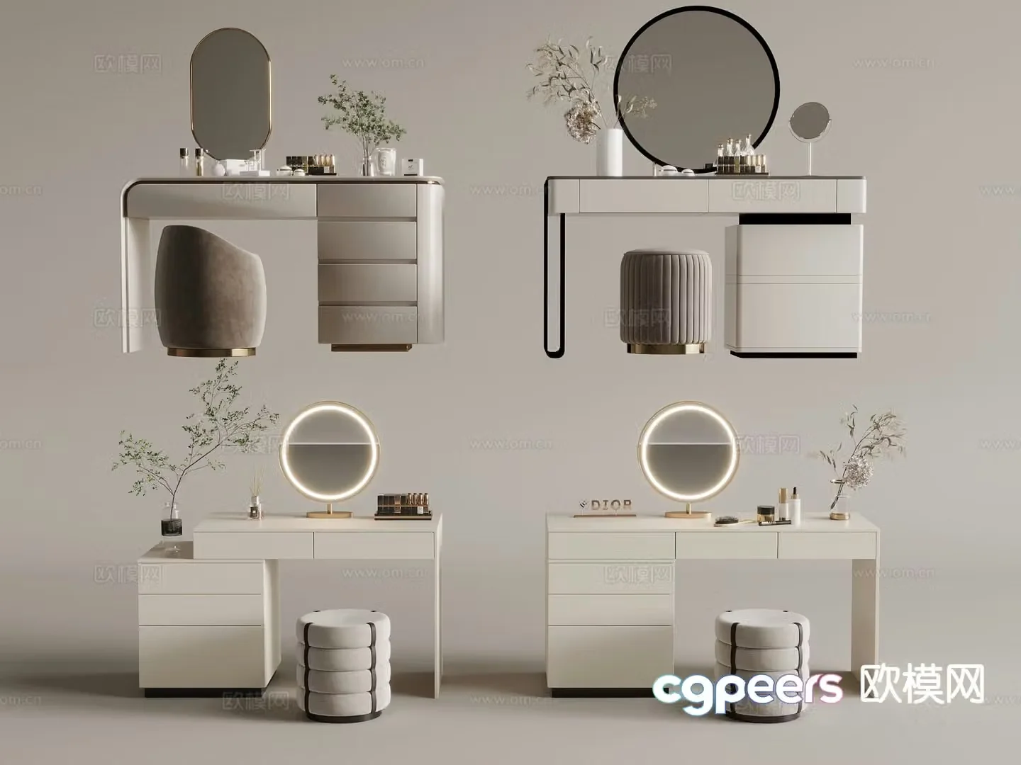 Dressing table dressing table 3d model