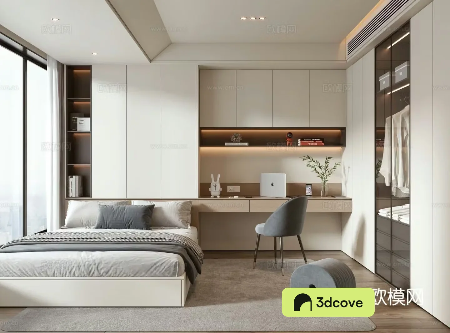 Modern tatami bedroom