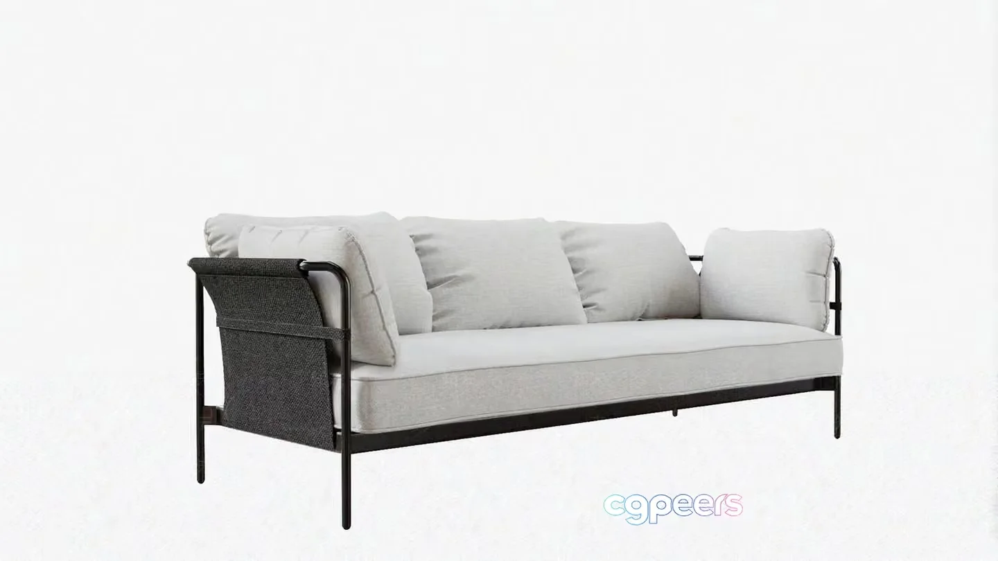 A Modern Sofa 3D Model – 18369 – VRAY Render