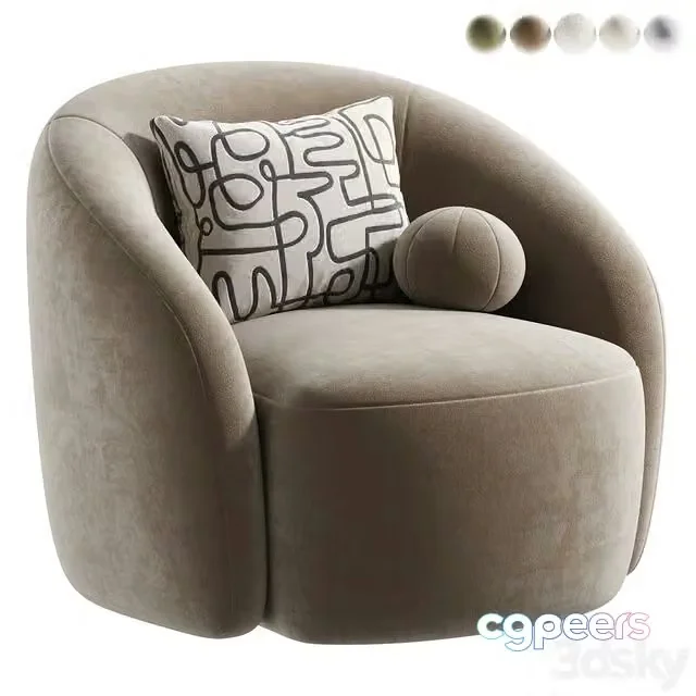 3ds Max Free – Copenhagen Swivel Chair