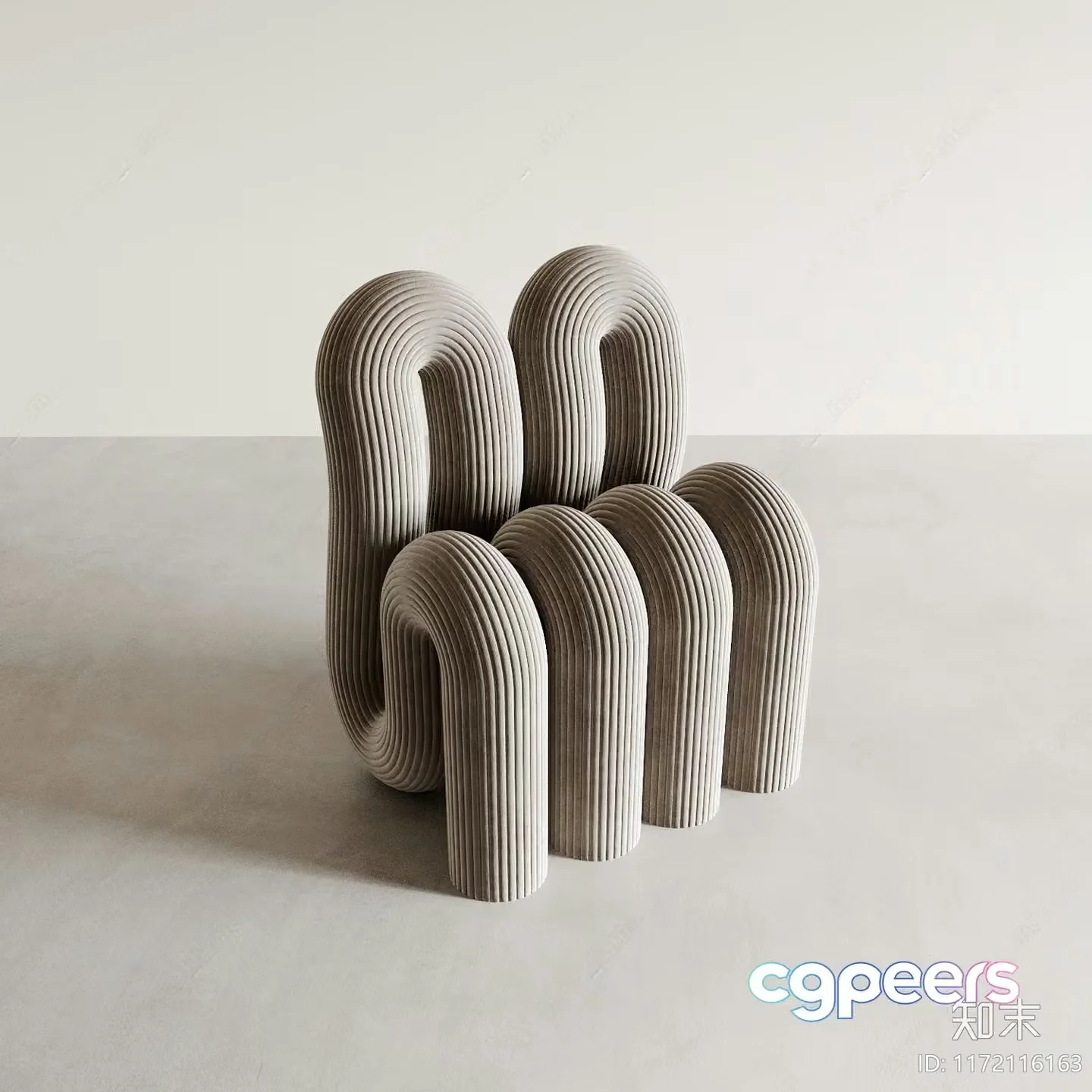 A Modern Abstract Chair 3D Model – 15550 – CORONA Render