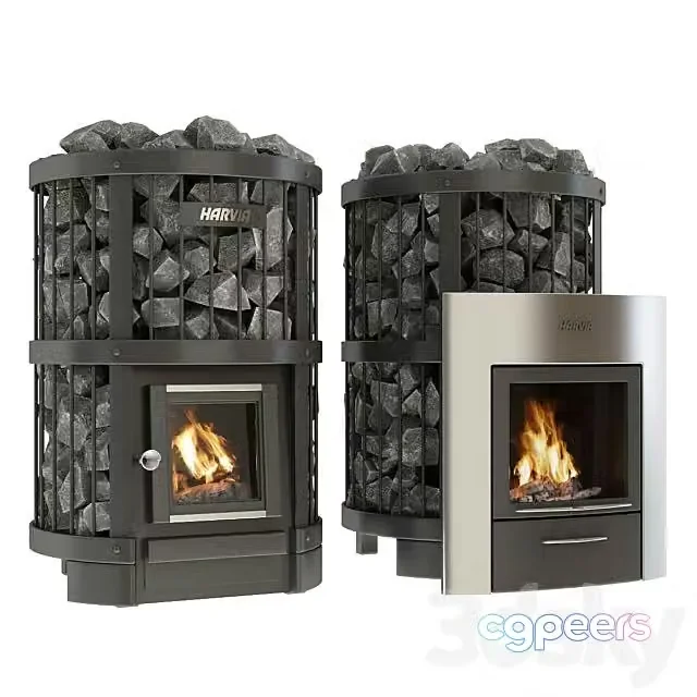 3ds Max Free – Sauna stove Harvia Legend