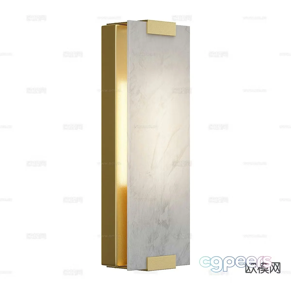 Light luxury wall lamp 3D model