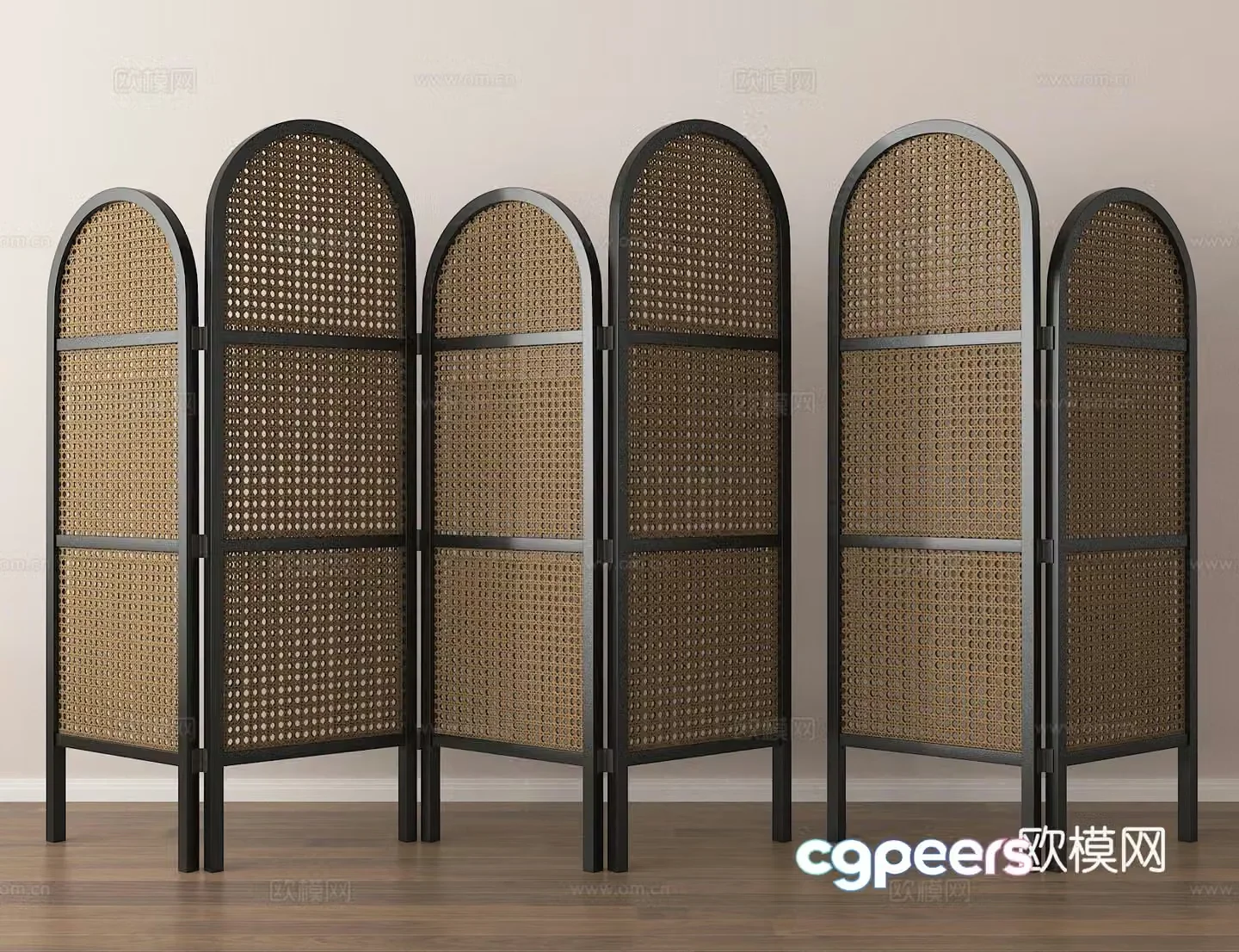 Screen partition 3d model