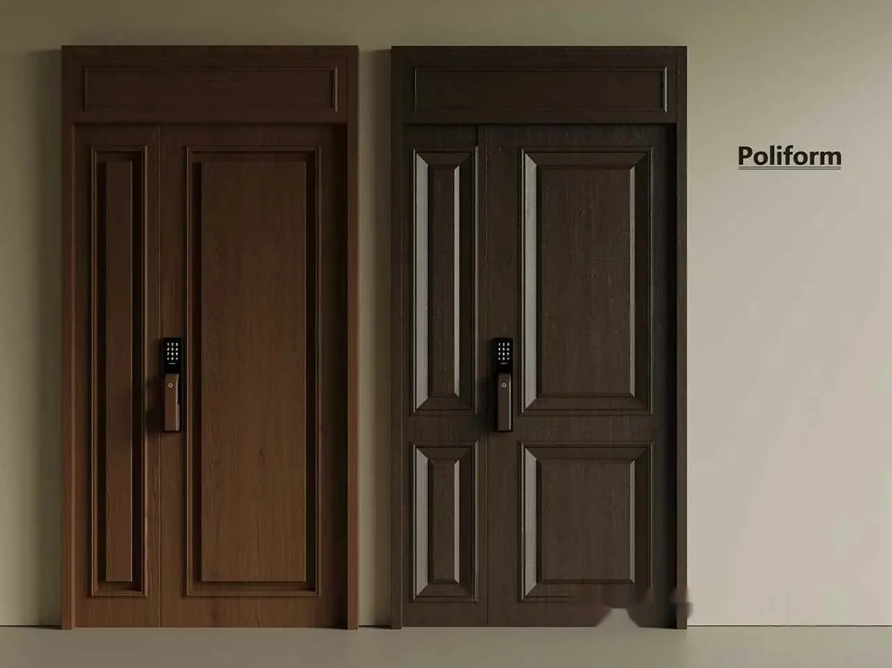 Poliform Doors 3D Model – 1983 – VRAY Render