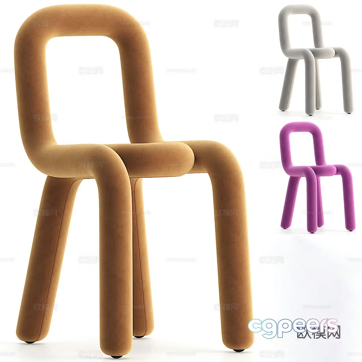Single chair 3d model