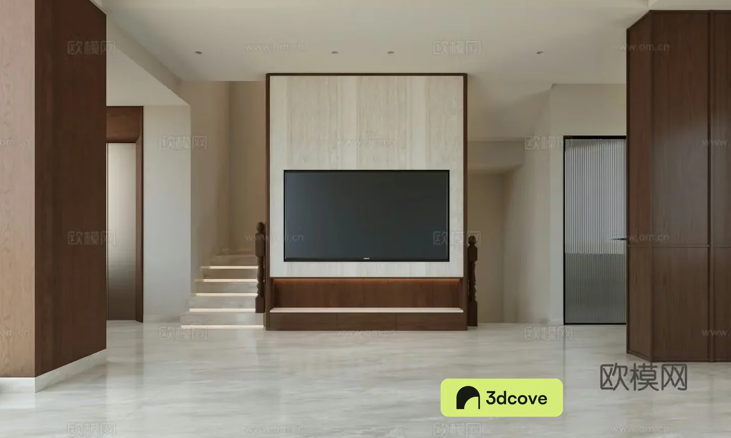 New Chinese TV background wall Living room background wall