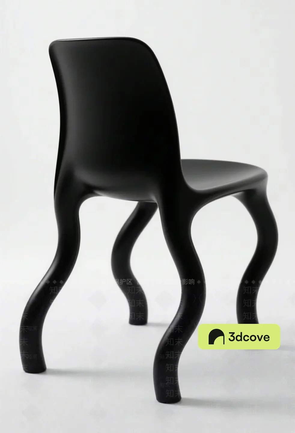 Black Plastic Chair