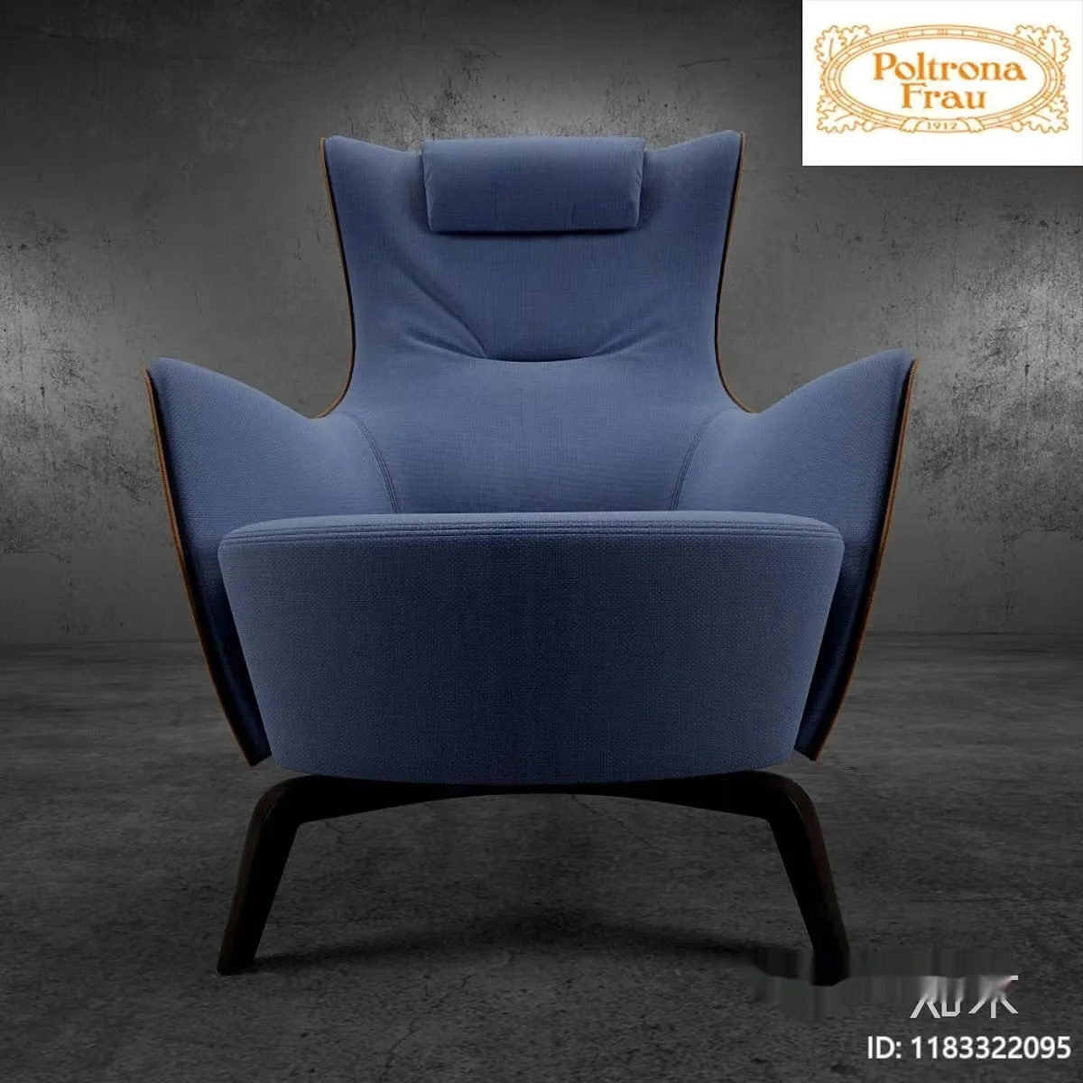 Blue Armchair 3D Model – 11880 – VRAY Render
