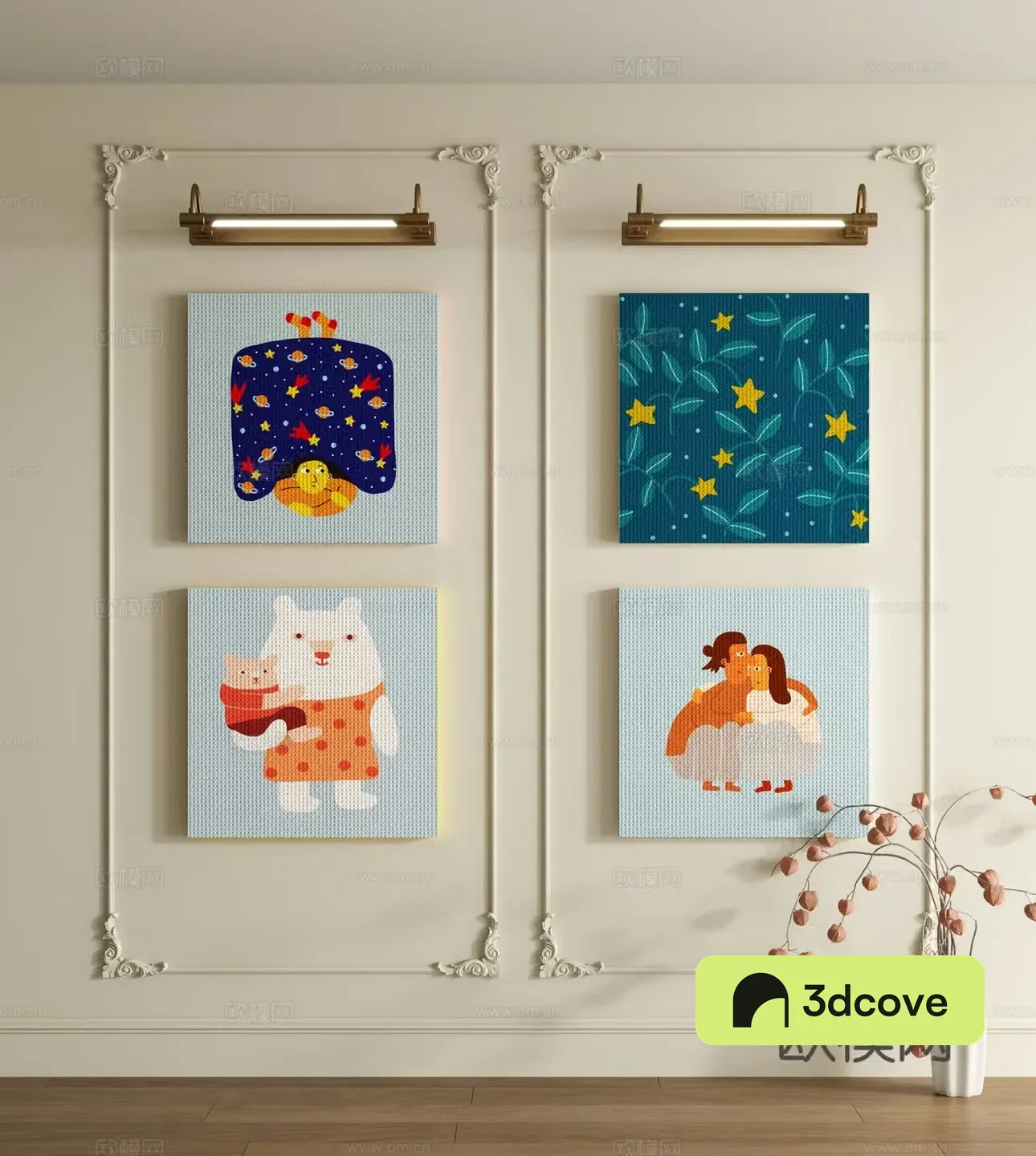 Dopamine decorative painting
