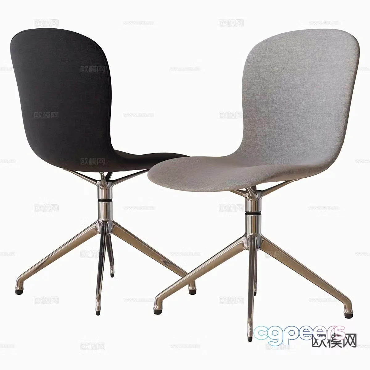 Modern office chair class chair conference chair 3d model