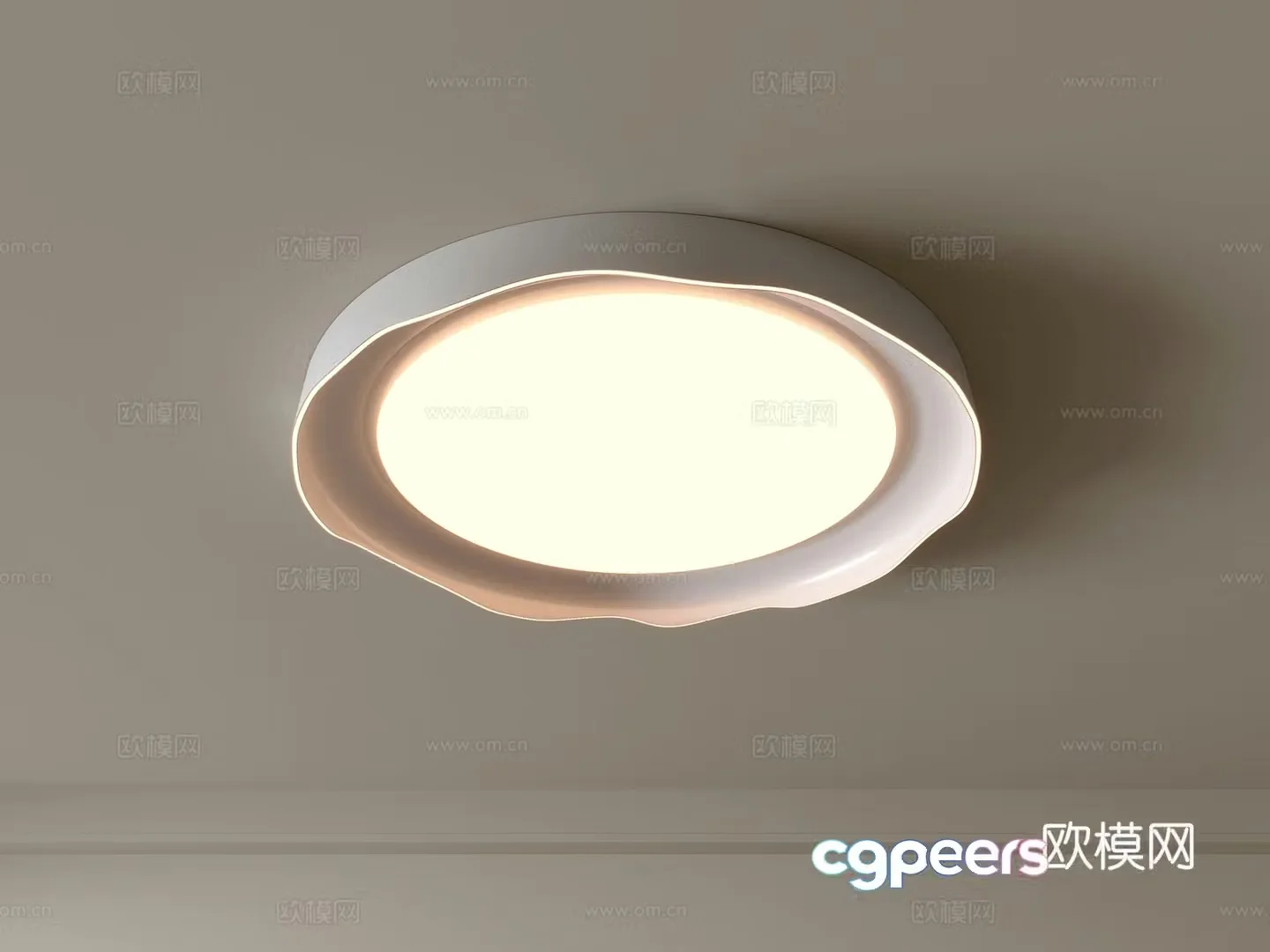 Modern ceiling lamp Geometric ceiling lamp Bedroom lamp Artistic shaped lamp Fashion living room lamp 3D model