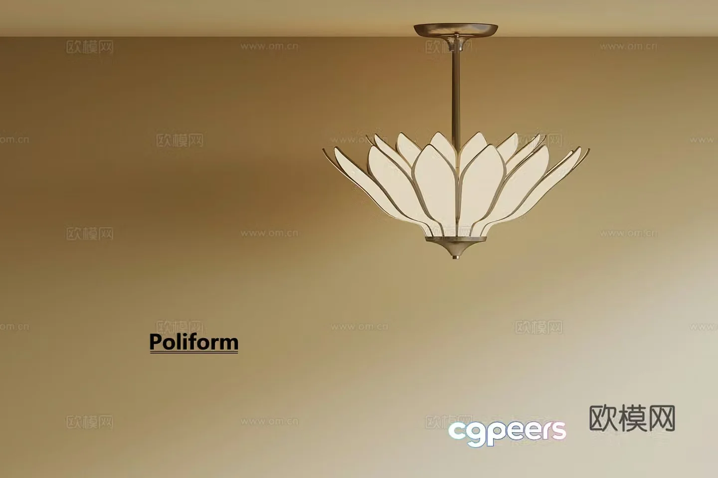 French chandeliers 3d model