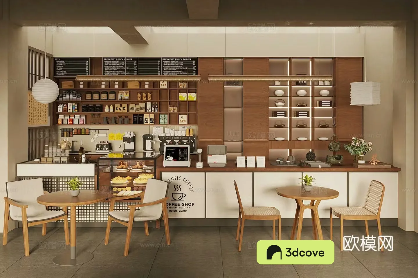 New Chinese style medieval teahouse workbench tearoom operation table coffee milk tea shop water bar
