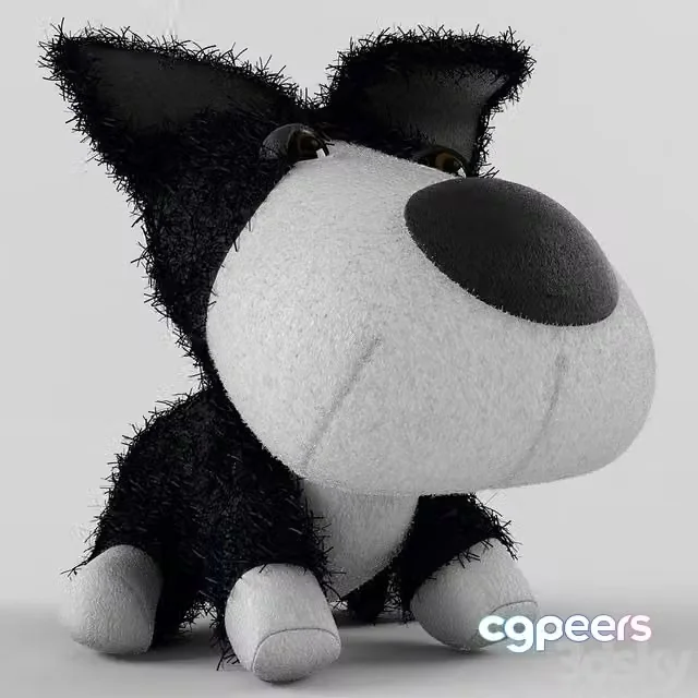 3ds Max Free – soft toy dog ​​firm Big Headz