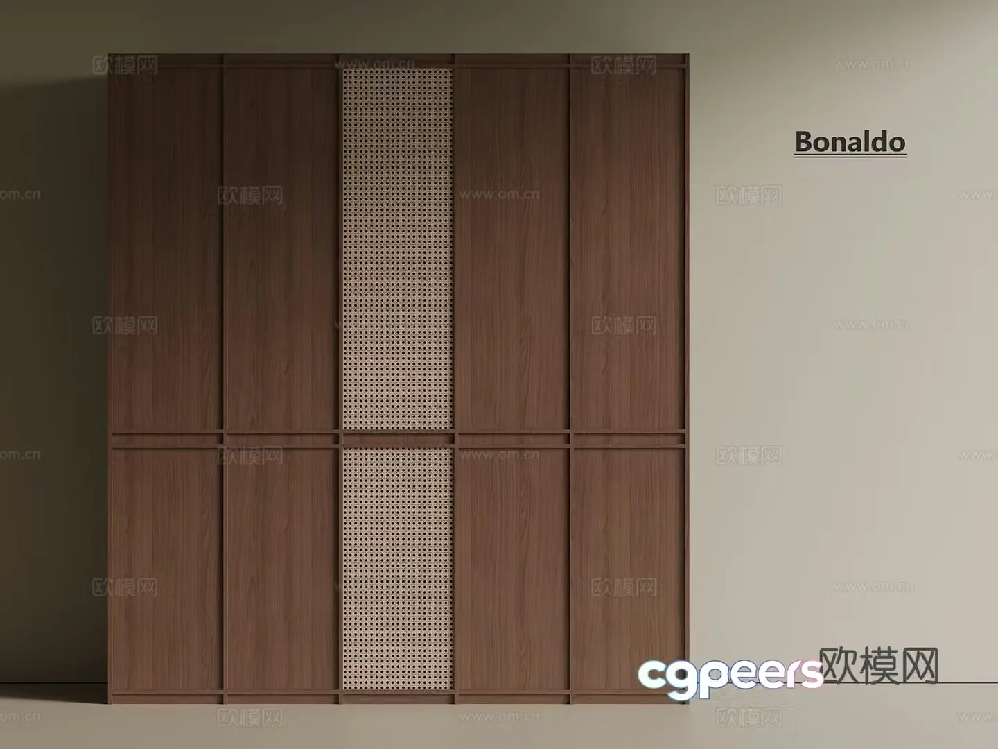 Middle Ages Wabi Saliva Wardrobe Master Bedroom Wardrobe Bedroom Wardrobe Customized Wardrobe 3D Model