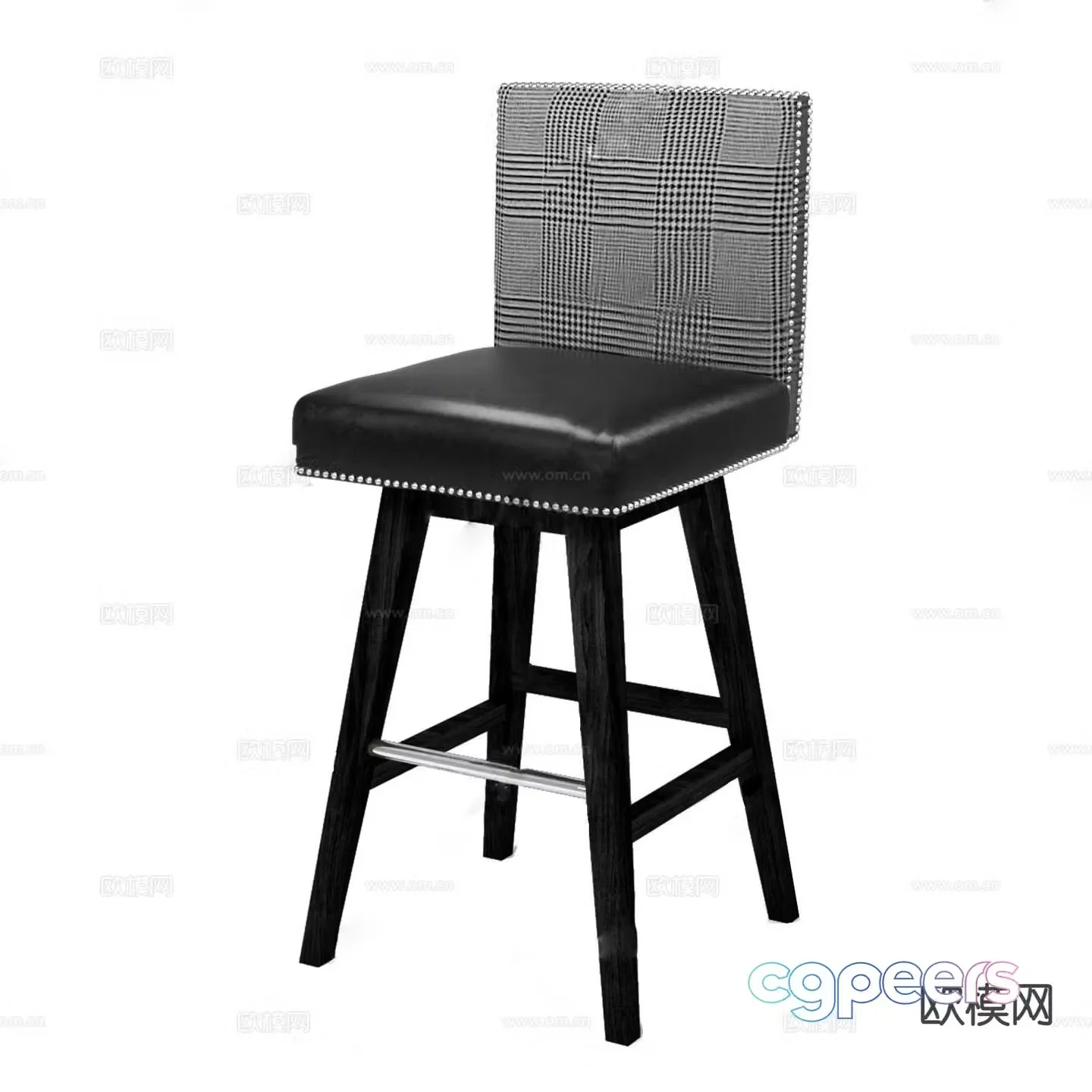 Netherlands Eichholtz modern bar stool bar stool 3d model