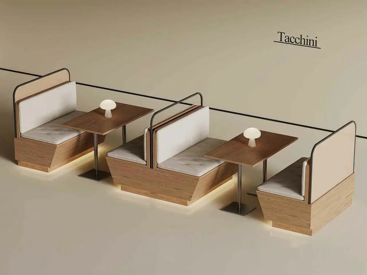 Modern Dining Set 3D Model – 8183 – VRAY Render