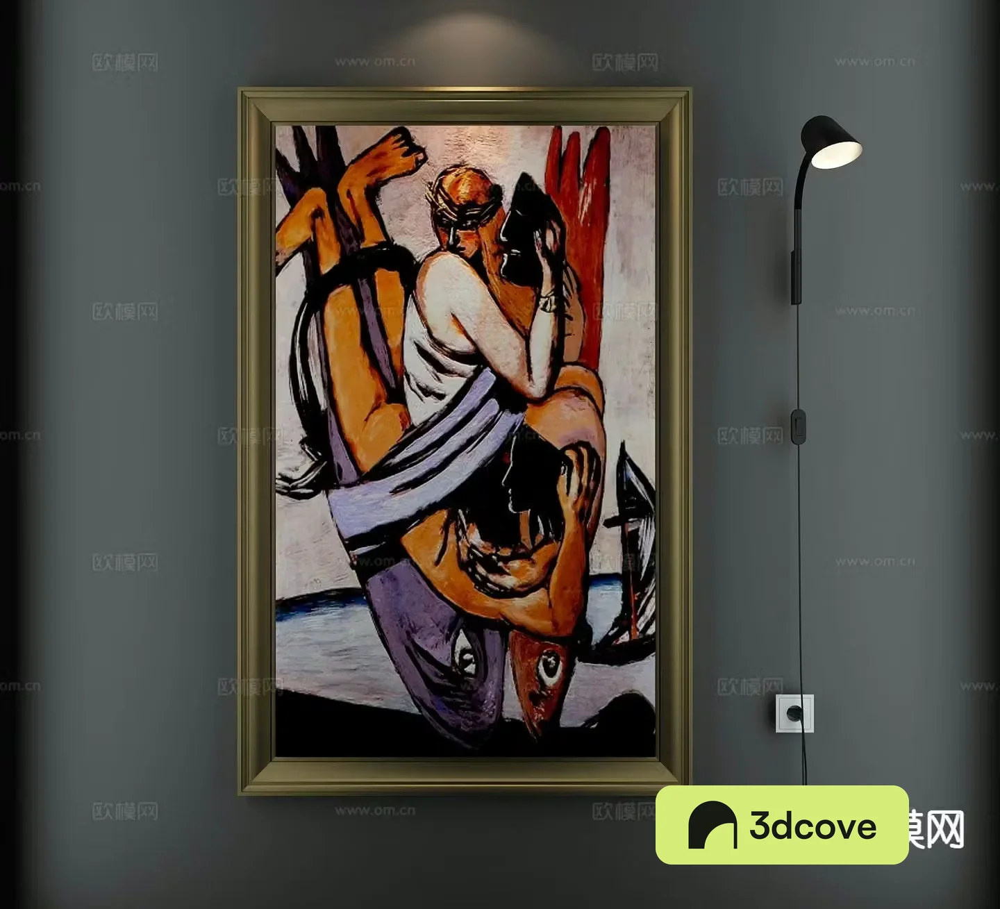 Decorative painting art painting abstract painting hanging painting