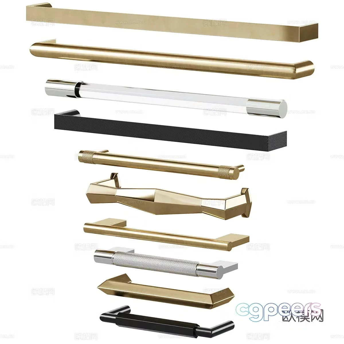 door handle handle 3d model