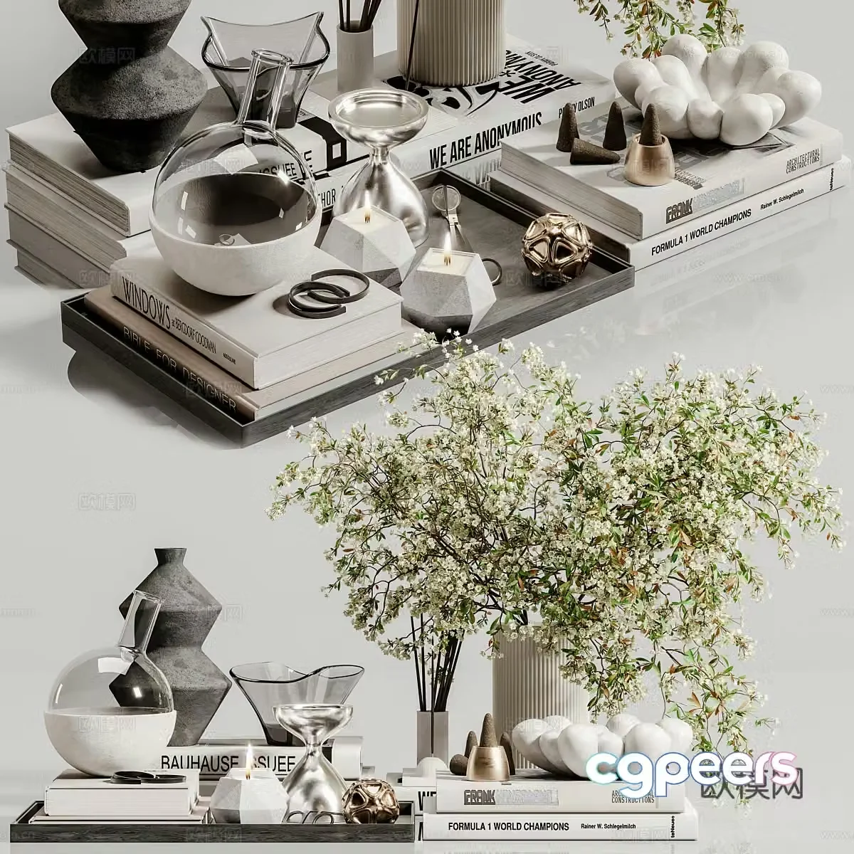 New Chinese style decoration ornaments 3D model