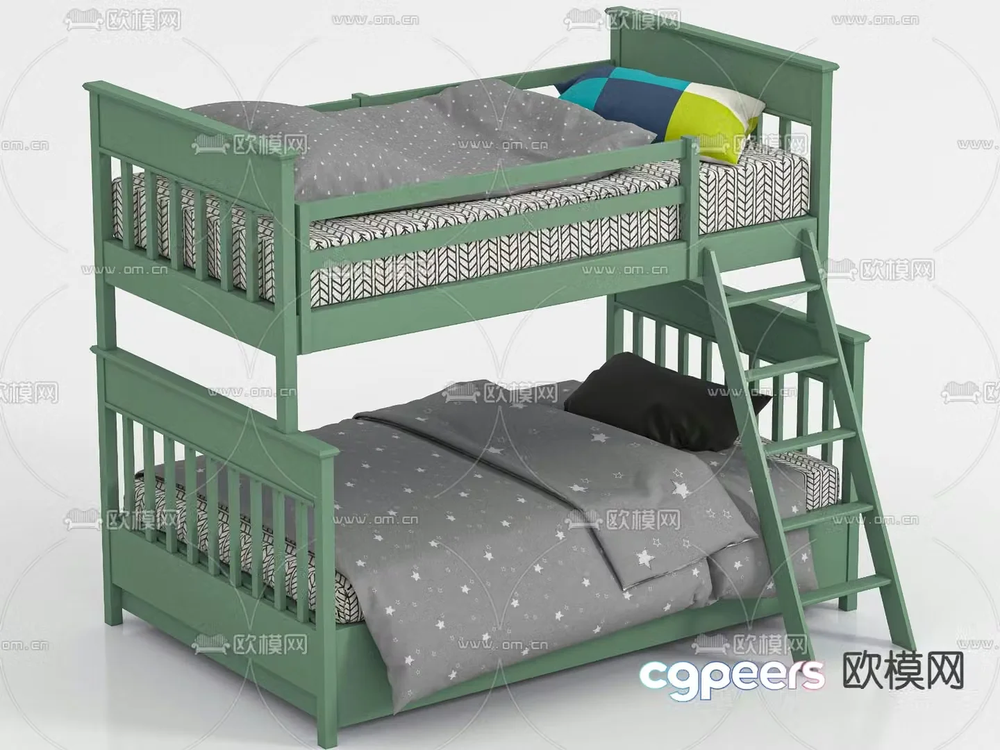 Bunk bed bunk bed bunk bed 3d model