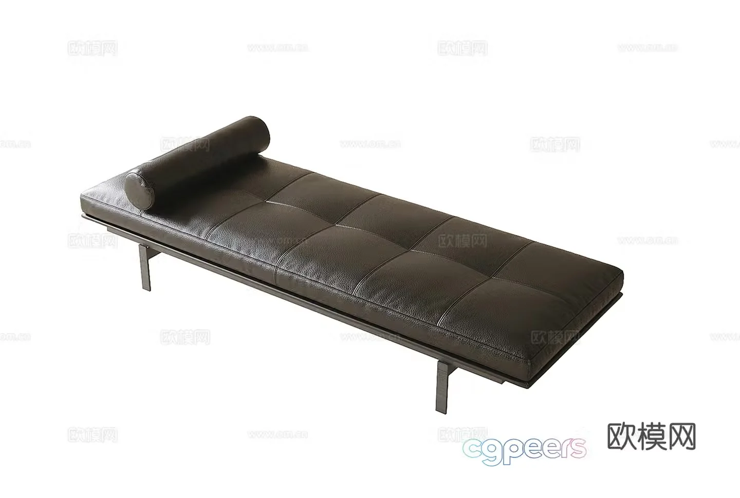 Modern bed tail bench bench sofa stool 3D model