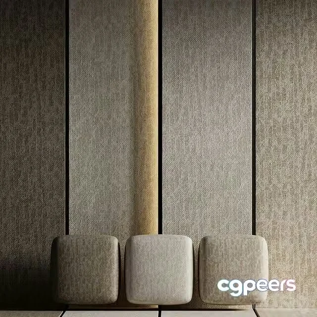 3ds Max Free – 3 textures 4k in wall covering 121