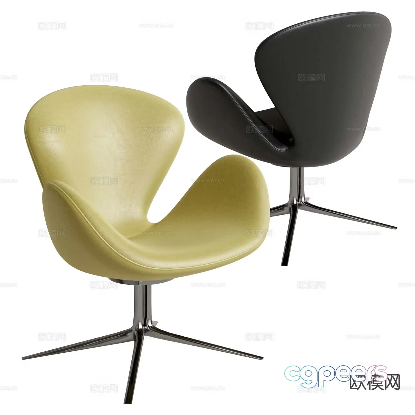 Modern office chair 3d model
