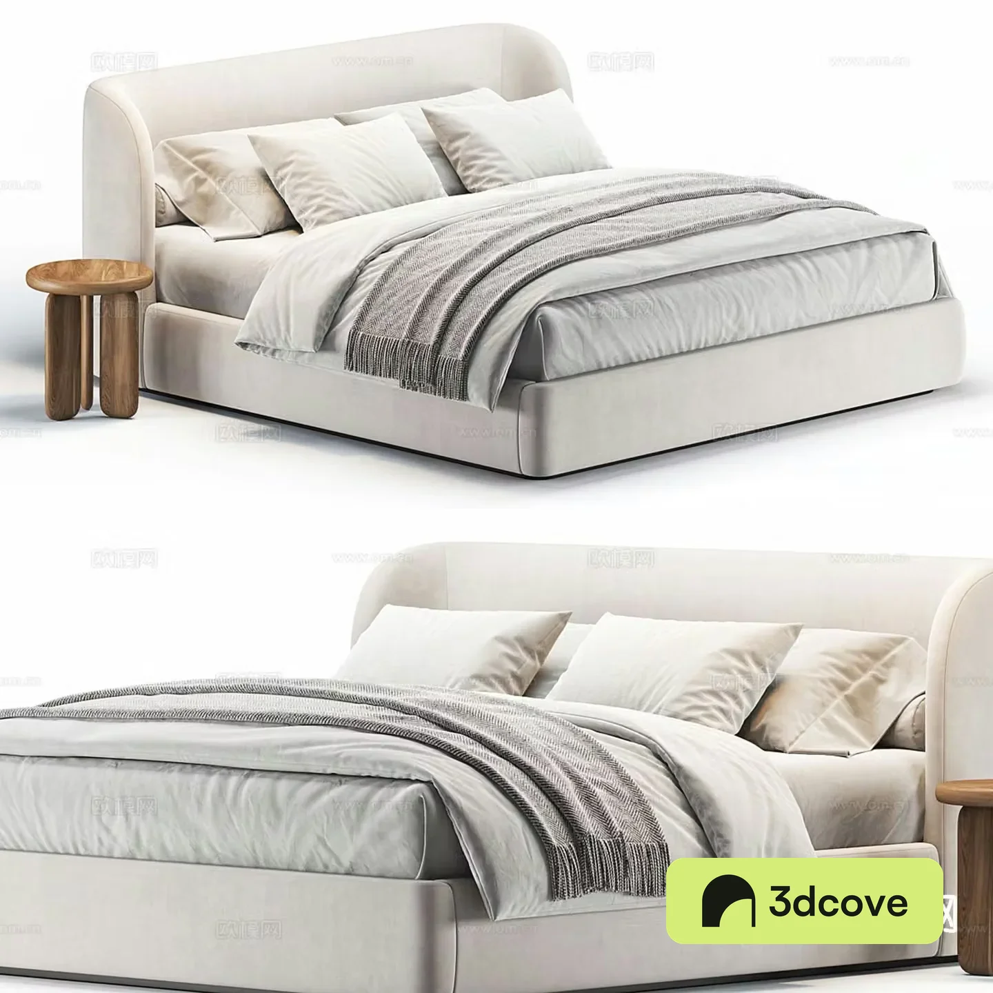 RH double bed