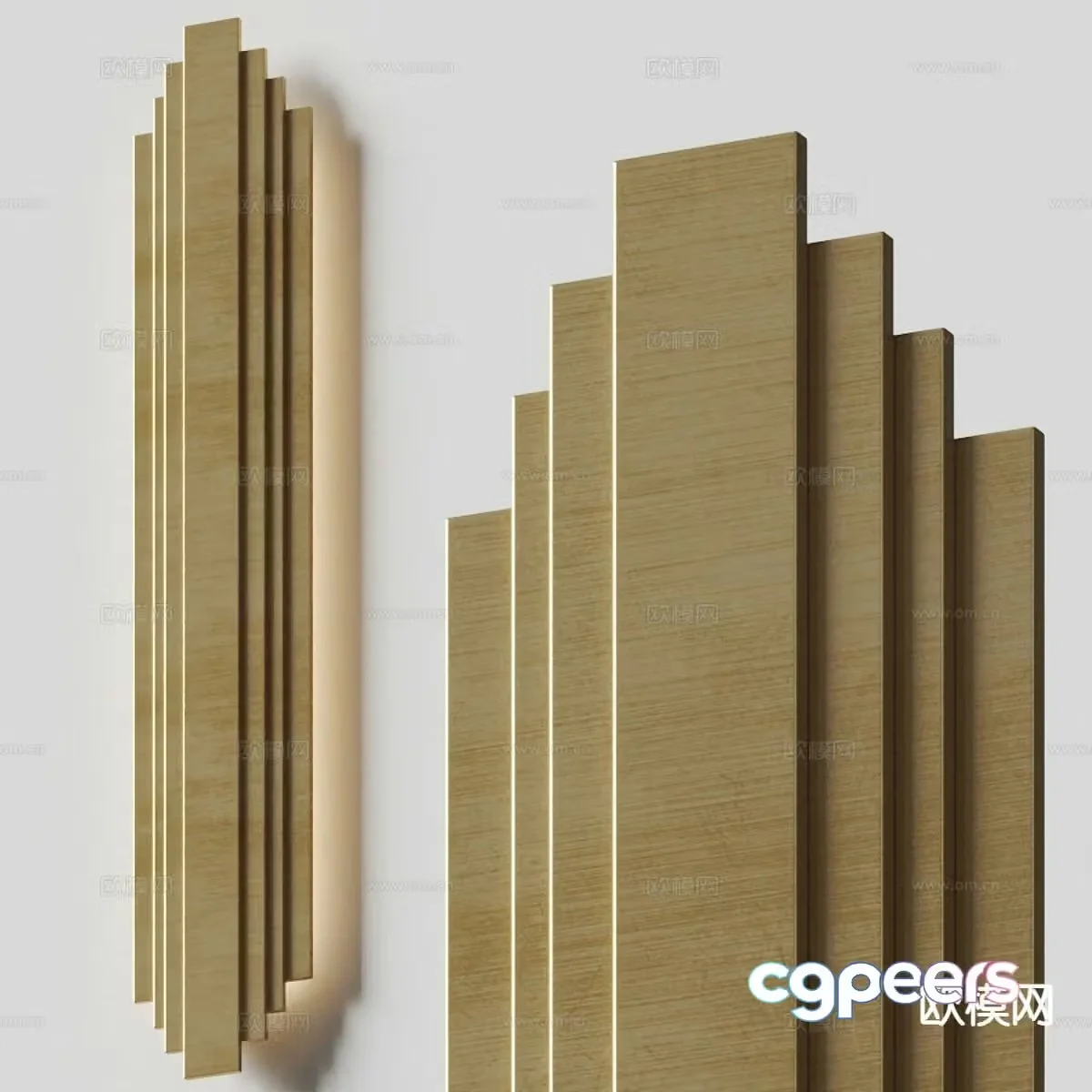 Light luxury wall lamp 3D model
