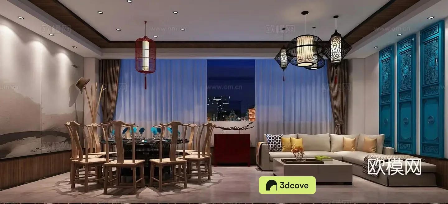New Chinese style hotpot restaurant private room