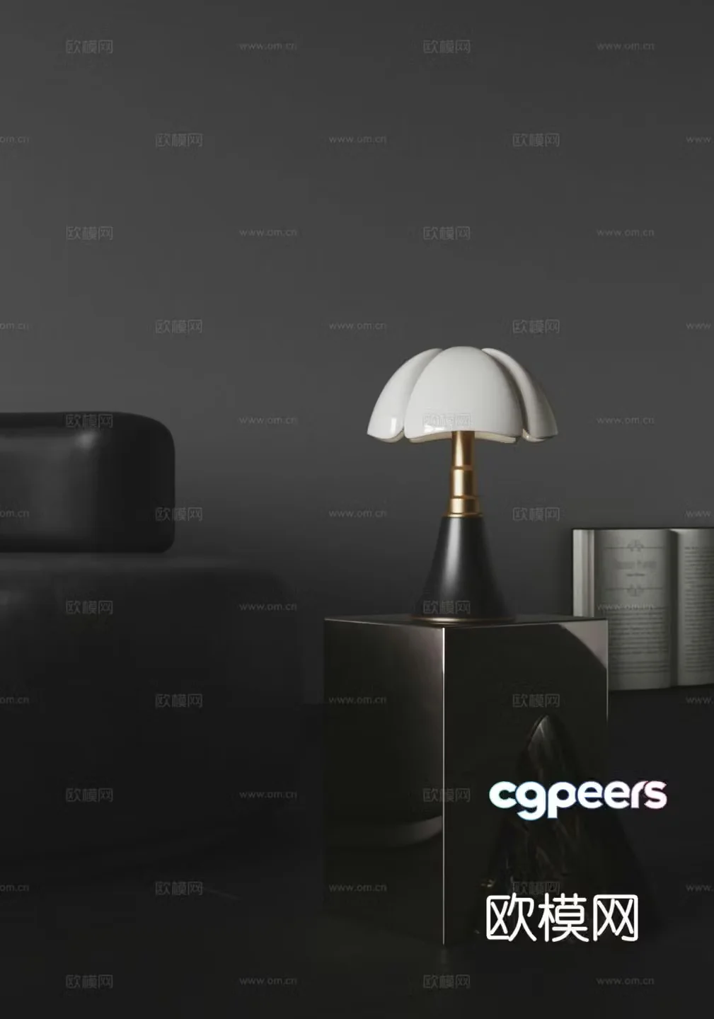 willisau desk lamp 3d model