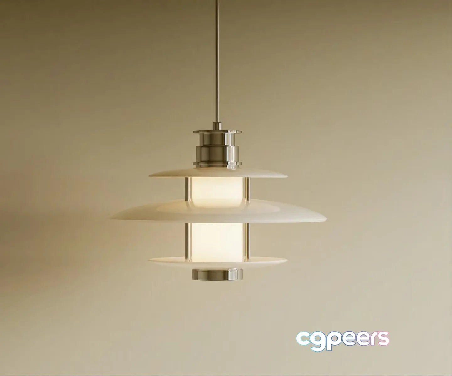A Modern Light Fixture 3D Model – 7690 – CORONA Render