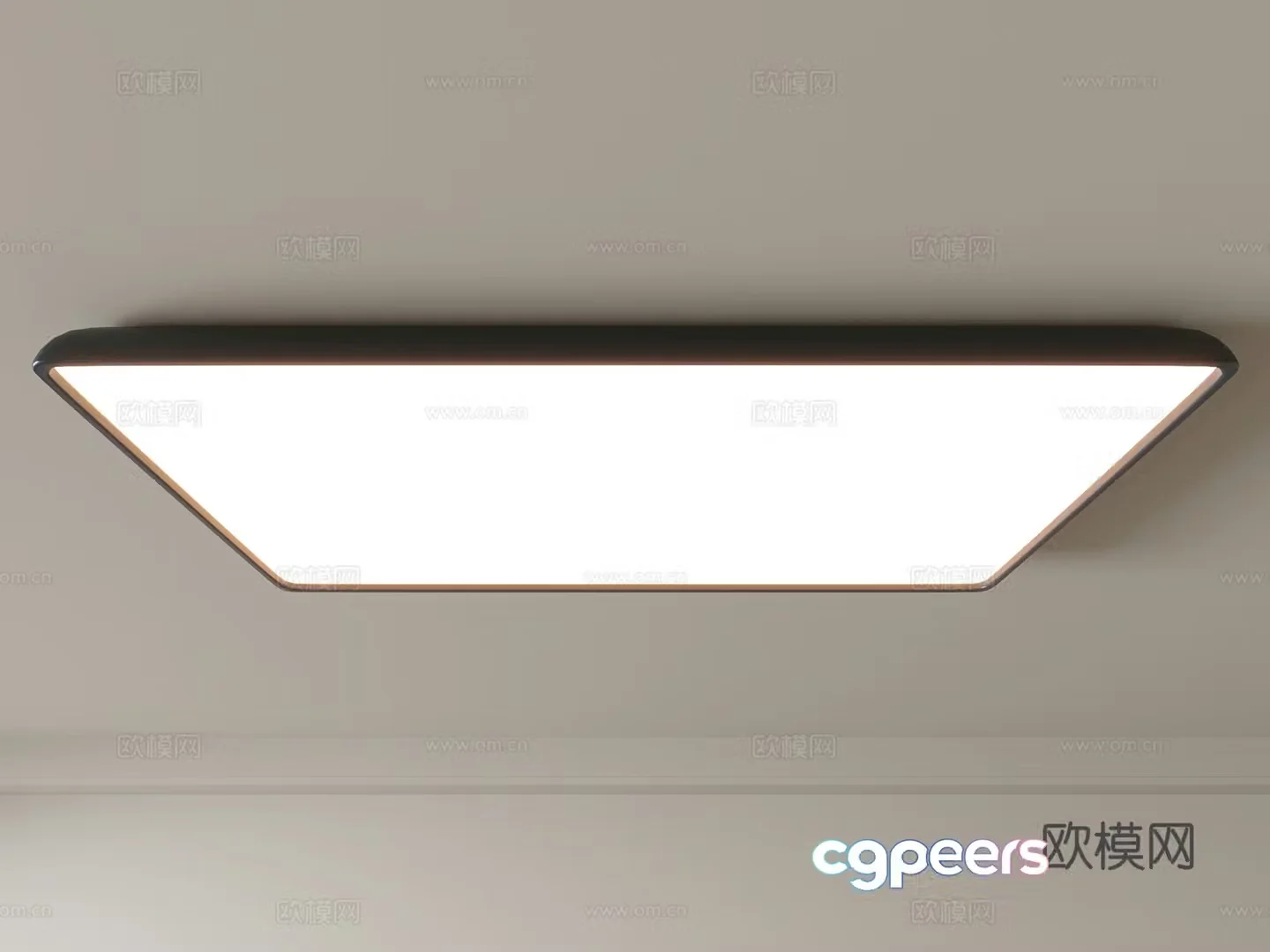 Modern ceiling lamp Geometric ceiling lamp Bedroom lamp Artistic shaped lamp Fashion living room lamp 3D model