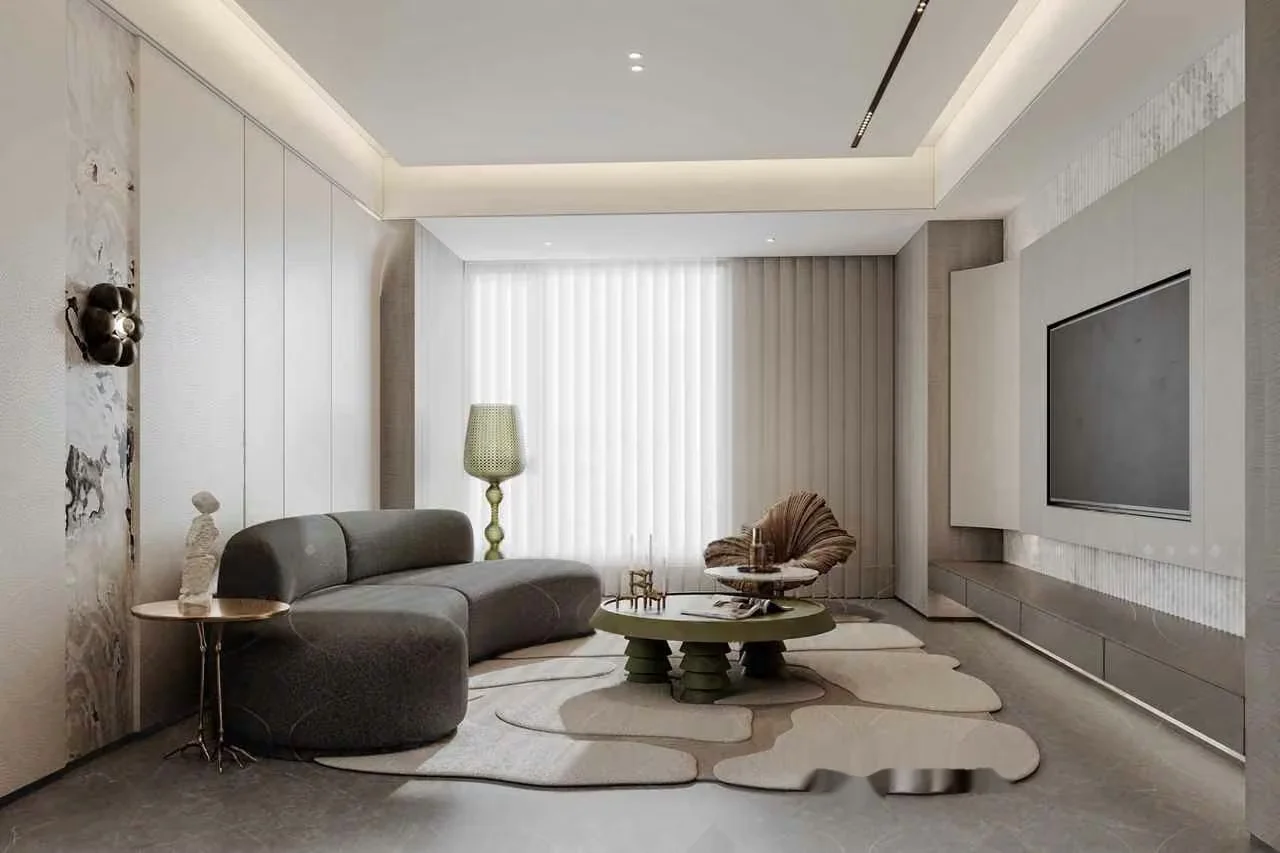 Modern Living Room 3D Model – 19016 – CORONA Render