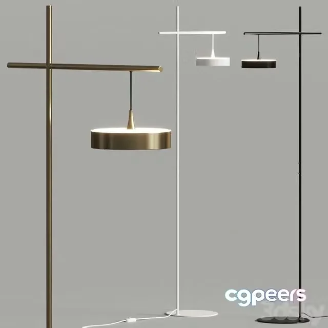 3ds Max Free – Firmamento Milano Tambu Floor Lamp