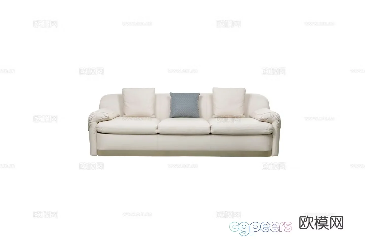 TURRI ECLIPSE Multi-person sofa 3d model