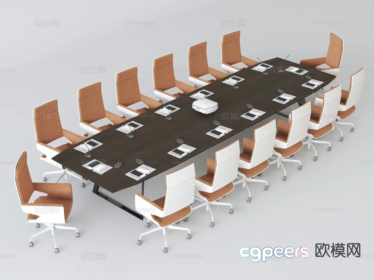 Modern conference table conference table 3d model