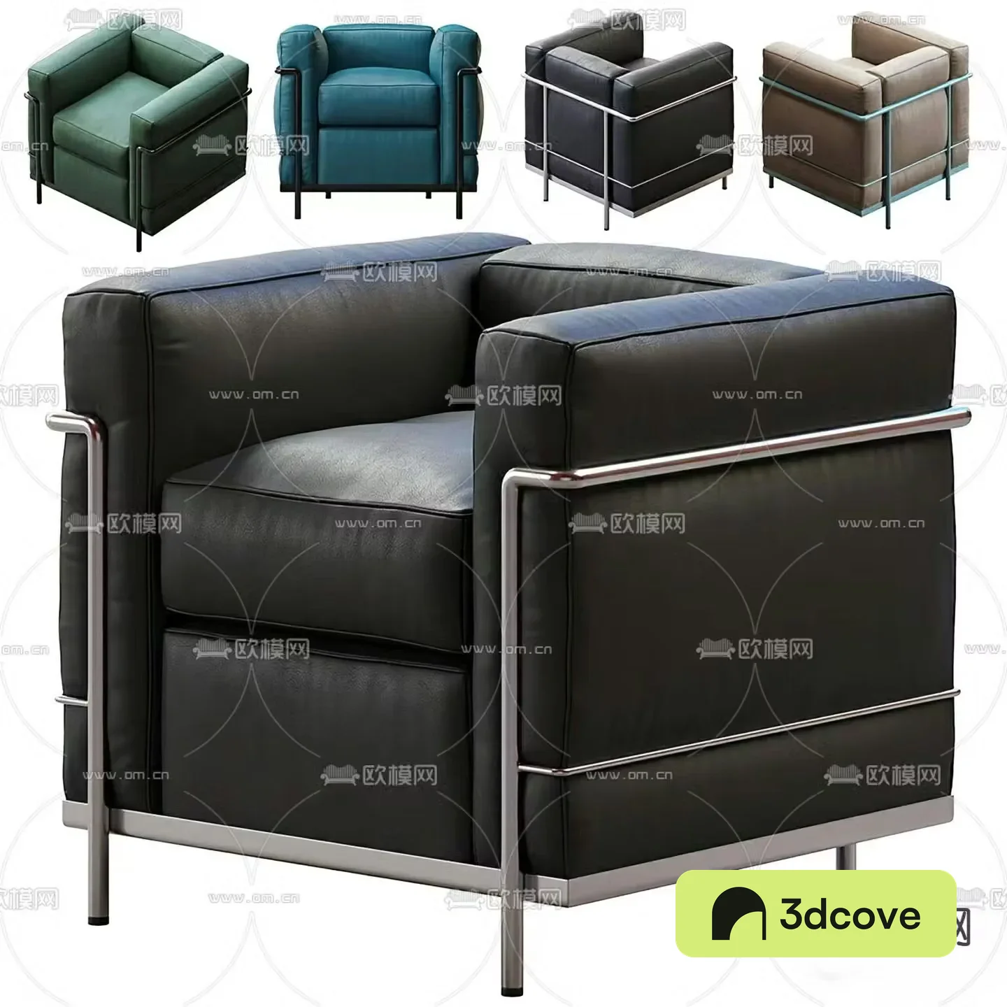 Cassina armchair leather armchair
