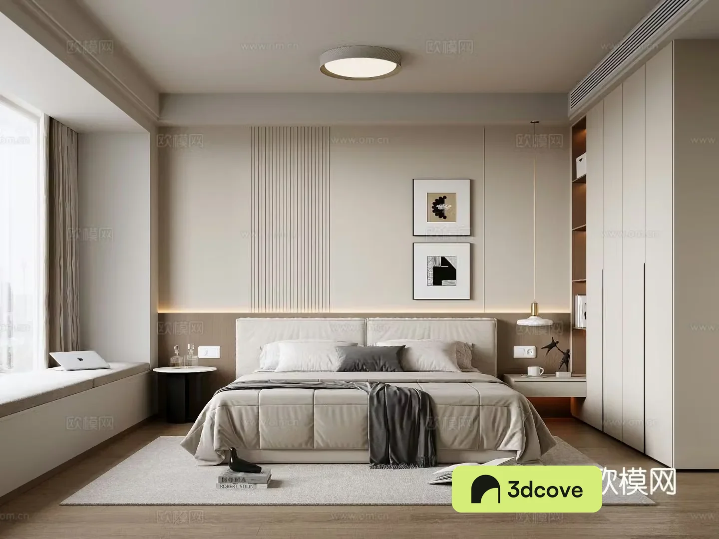Modern minimalist home bedroom master bedroom