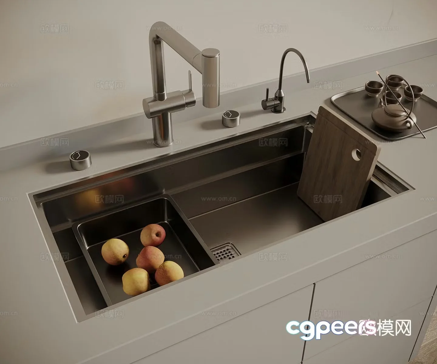 Washbasin sink wash basin 3D model