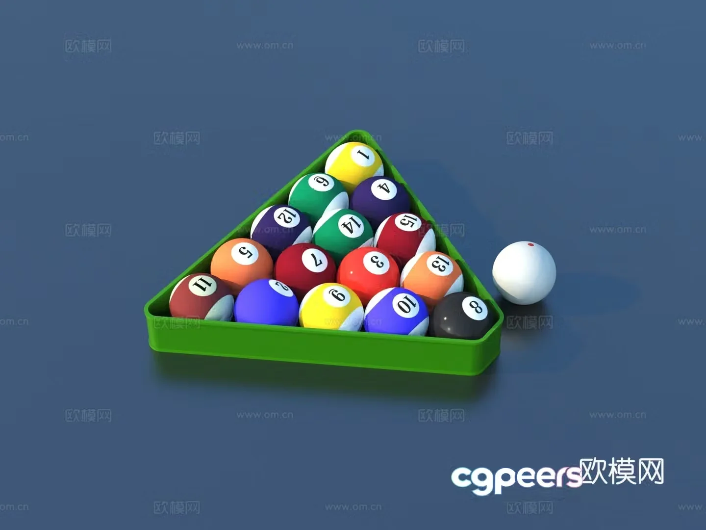 Billiards Billiards Snooker 3D Model